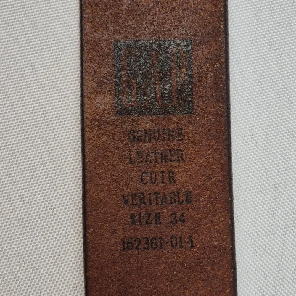 Cole Haan Gap Men's Leather‎ Belt Lot of 2 34 35 Black Brown Classic VTG 90s Y2K